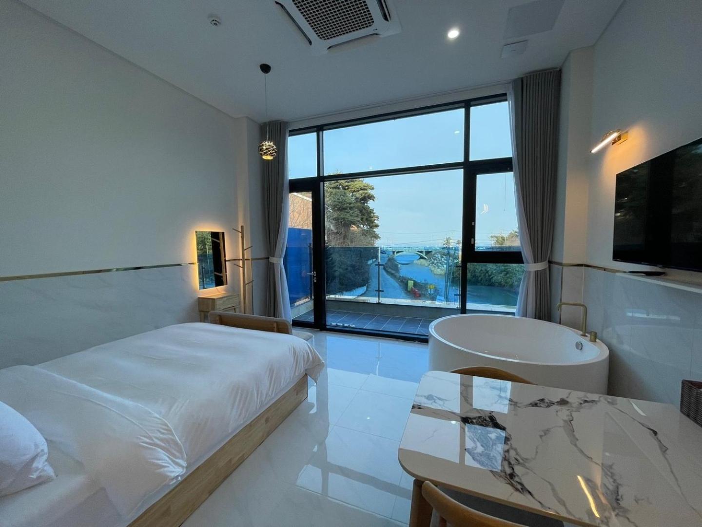 Today Gyeongpo Oceanview Pension Gangneung Zimmer foto